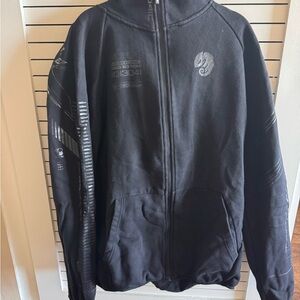 Black Zip-Up Hoodie